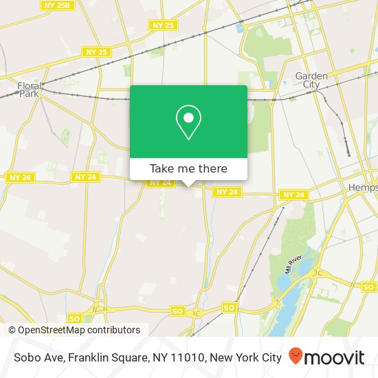 Sobo Ave, Franklin Square, NY 11010 map