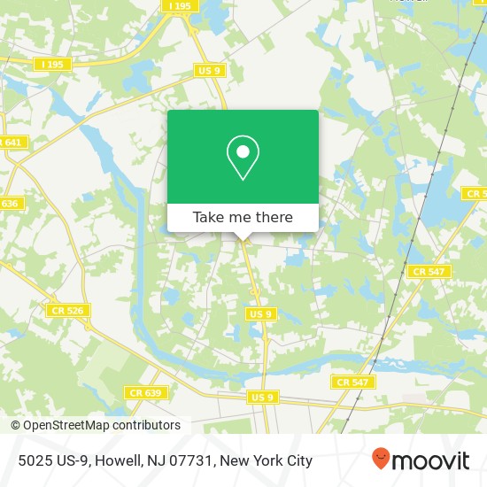 5025 US-9, Howell, NJ 07731 map