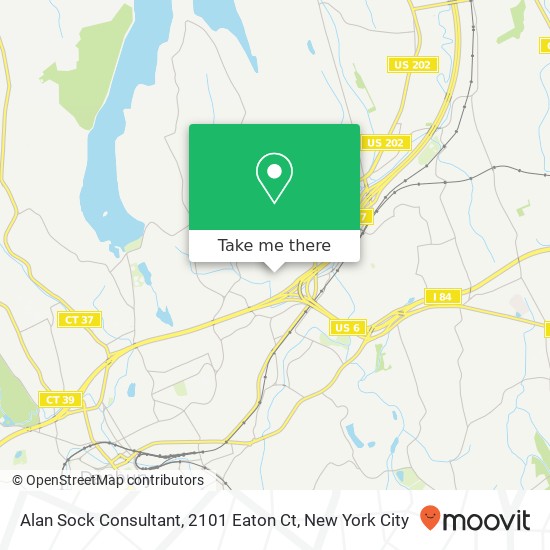 Mapa de Alan Sock Consultant, 2101 Eaton Ct