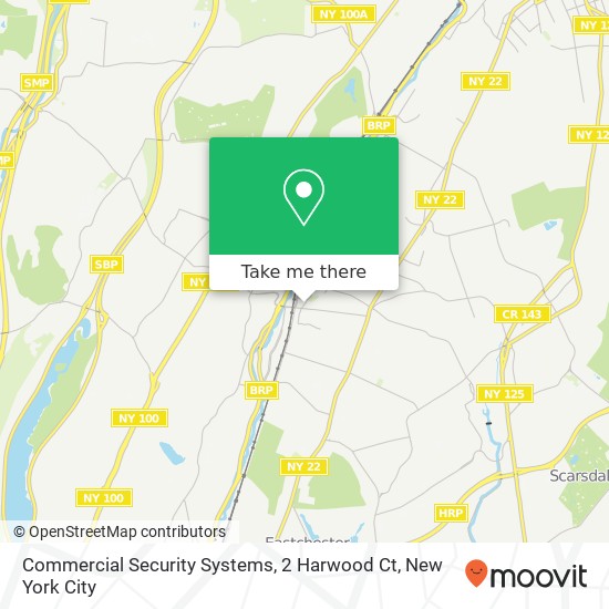 Mapa de Commercial Security Systems, 2 Harwood Ct