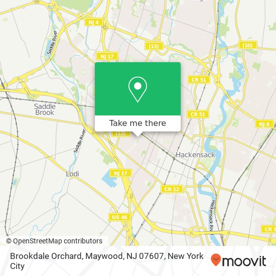 Brookdale Orchard, Maywood, NJ 07607 map