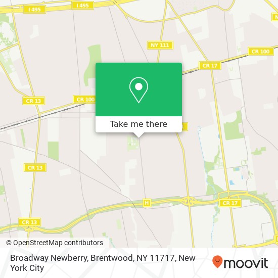 Broadway Newberry, Brentwood, NY 11717 map