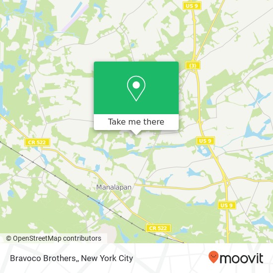 Bravoco Brothers, map