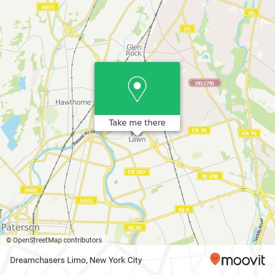 Mapa de Dreamchasers Limo
