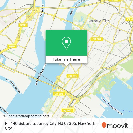 RT 440 Suburbia, Jersey City, NJ 07305 map
