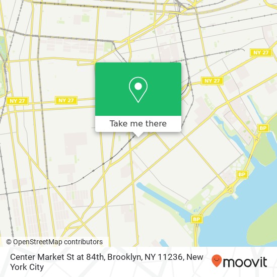Center Market St at 84th, Brooklyn, NY 11236 map