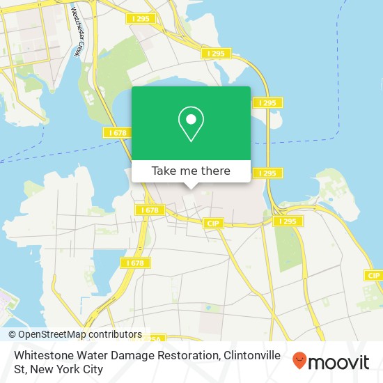 Mapa de Whitestone Water Damage Restoration, Clintonville St
