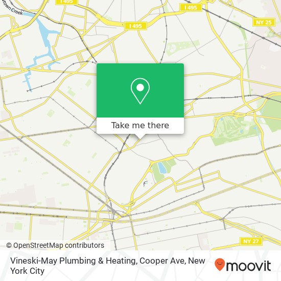 Mapa de Vineski-May Plumbing & Heating, Cooper Ave