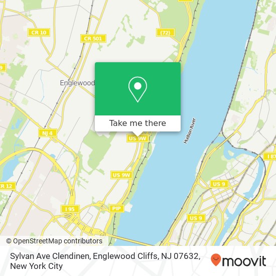Sylvan Ave Clendinen, Englewood Cliffs, NJ 07632 map