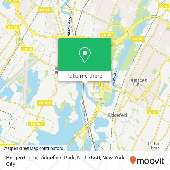 Bergen Union, Ridgefield Park, NJ 07660 map