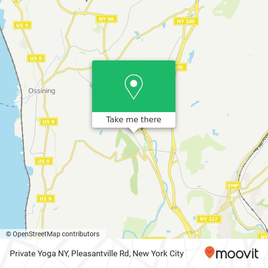 Private Yoga NY, Pleasantville Rd map