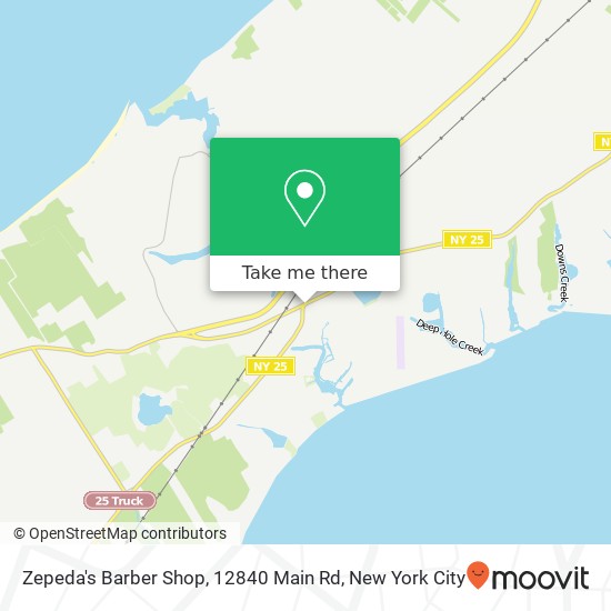 Mapa de Zepeda's Barber Shop, 12840 Main Rd