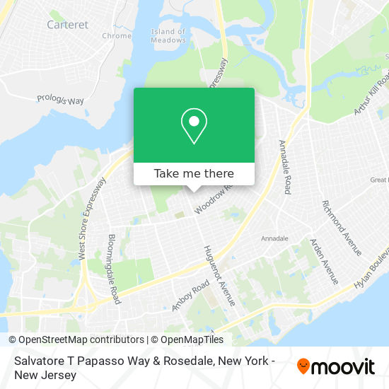 Mapa de Salvatore T Papasso Way & Rosedale