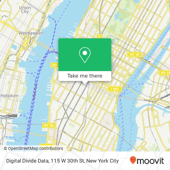 Digital Divide Data, 115 W 30th St map