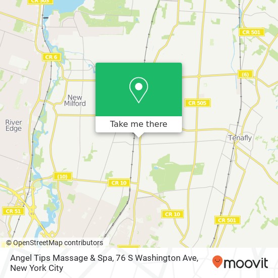 Angel Tips Massage & Spa, 76 S Washington Ave map