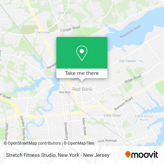 Stretch Fitness Studio map