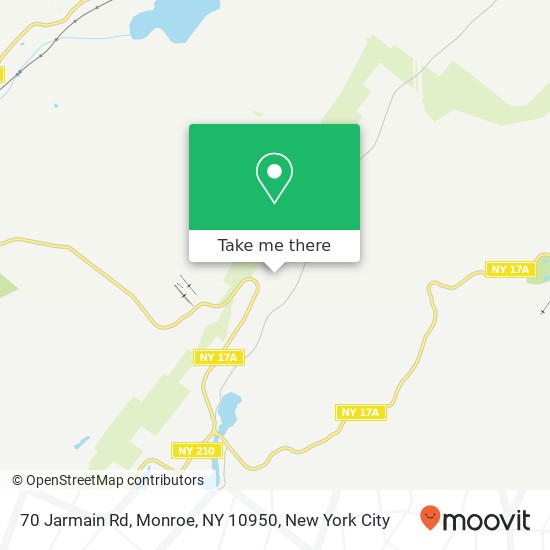 70 Jarmain Rd, Monroe, NY 10950 map