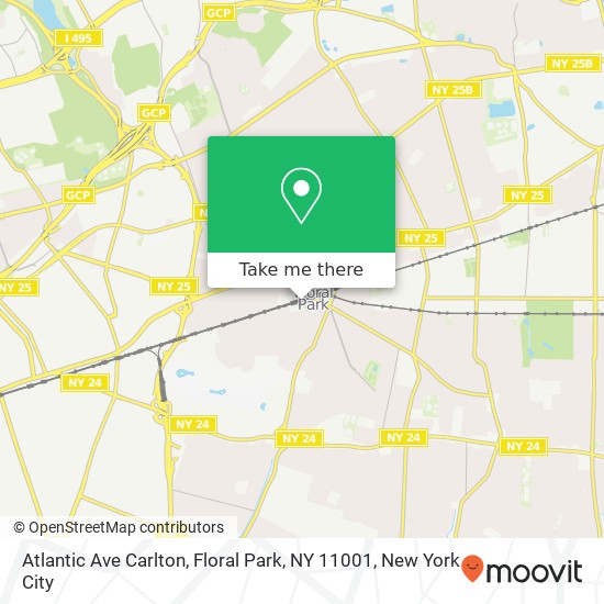 Atlantic Ave Carlton, Floral Park, NY 11001 map