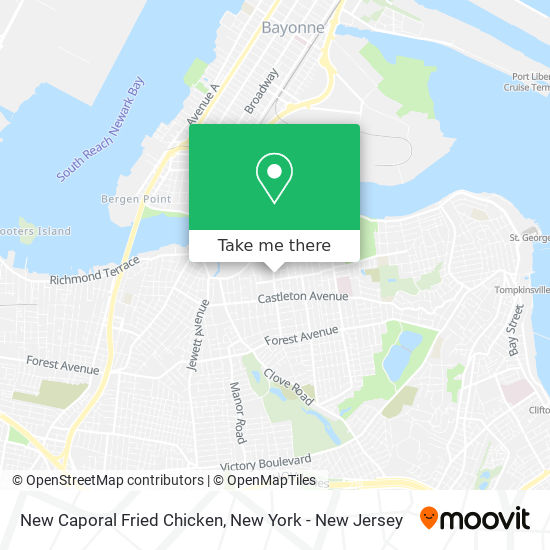 New Caporal Fried Chicken map