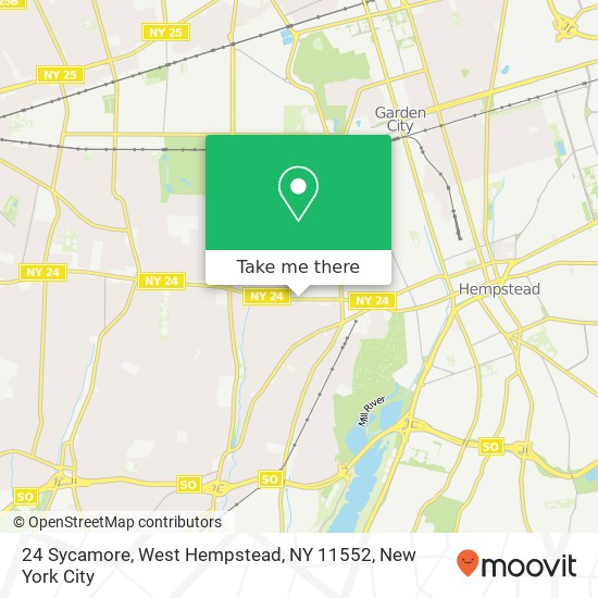 24 Sycamore, West Hempstead, NY 11552 map