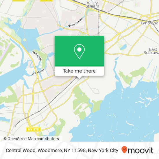 Central Wood, Woodmere, NY 11598 map