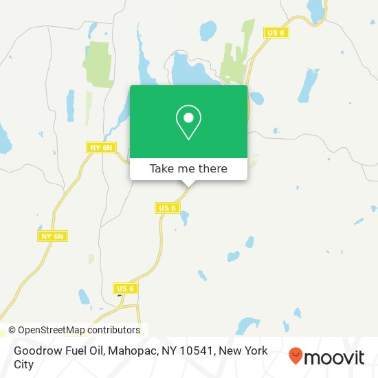 Goodrow Fuel Oil, Mahopac, NY 10541 map