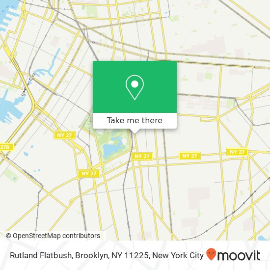 Rutland Flatbush, Brooklyn, NY 11225 map