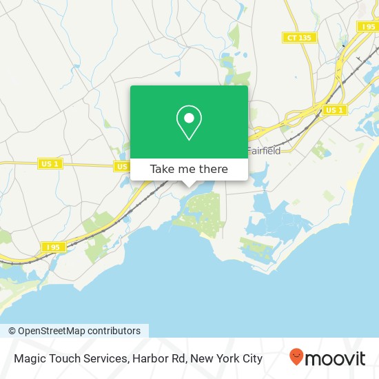 Mapa de Magic Touch Services, Harbor Rd