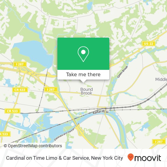 Mapa de Cardinal on Time Limo & Car Service