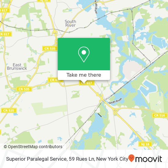 Mapa de Superior Paralegal Service, 59 Rues Ln