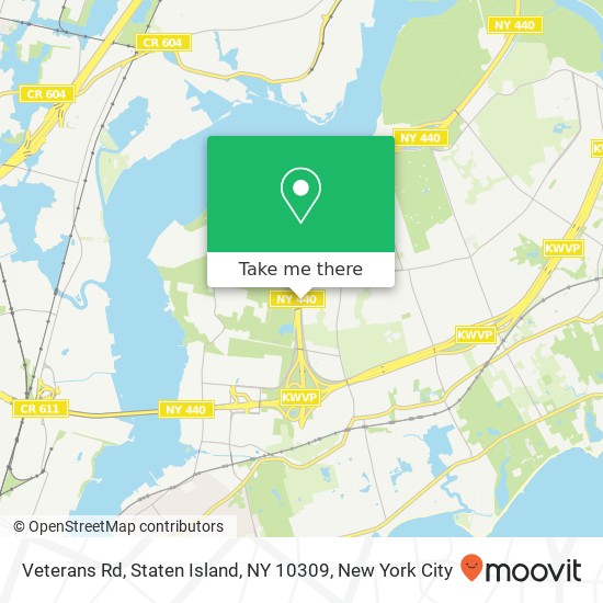Veterans Rd, Staten Island, NY 10309 map