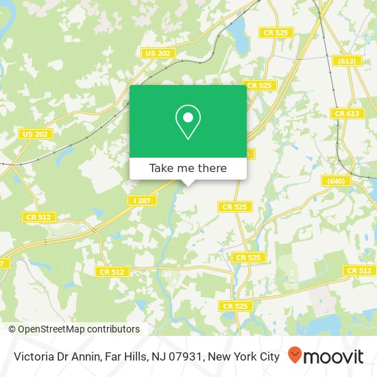 Victoria Dr Annin, Far Hills, NJ 07931 map