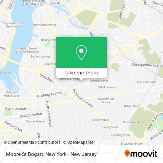 Mapa de Moore St Bogart