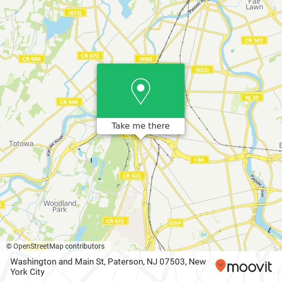 Washington and Main St, Paterson, NJ 07503 map