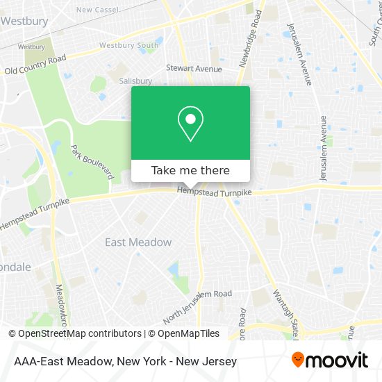 Mapa de AAA-East Meadow