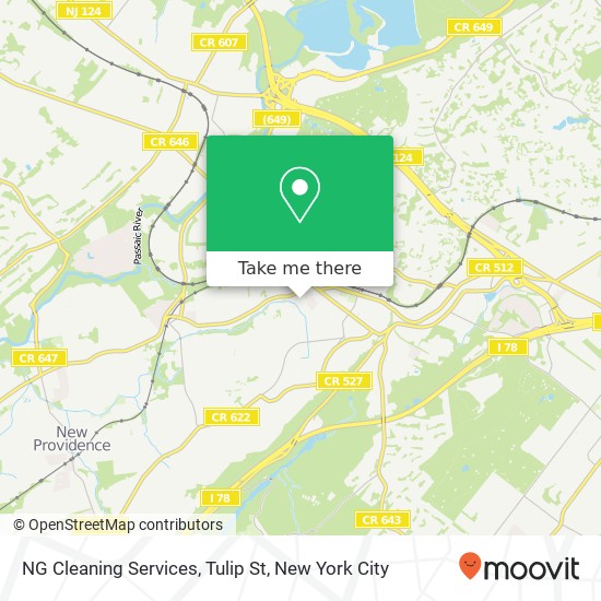 Mapa de NG Cleaning Services, Tulip St