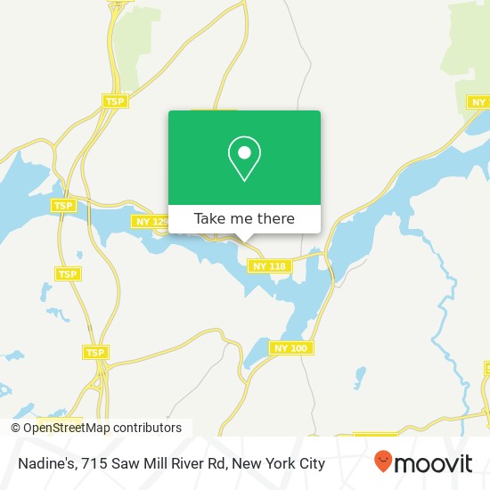 Mapa de Nadine's, 715 Saw Mill River Rd