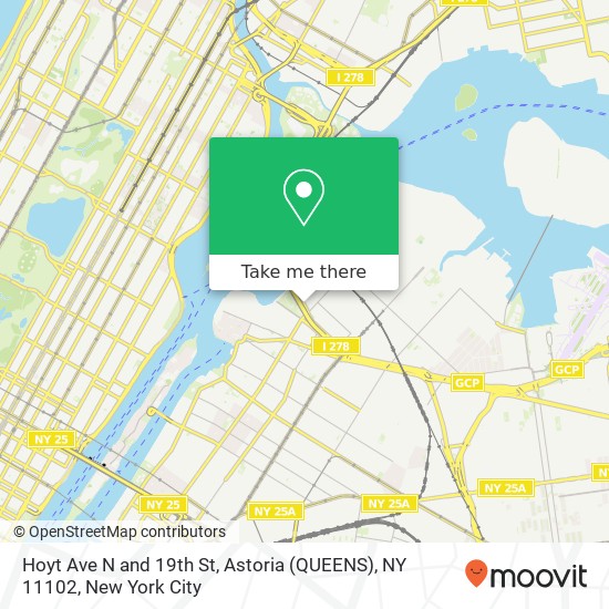Hoyt Ave N and 19th St, Astoria (QUEENS), NY 11102 map