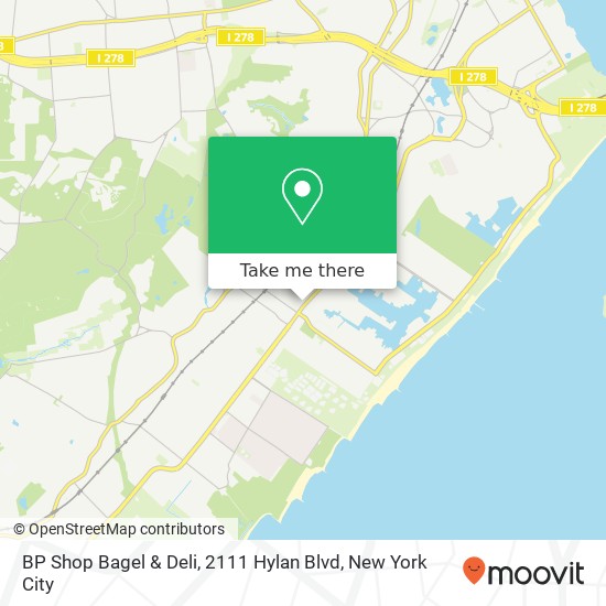 BP Shop Bagel & Deli, 2111 Hylan Blvd map