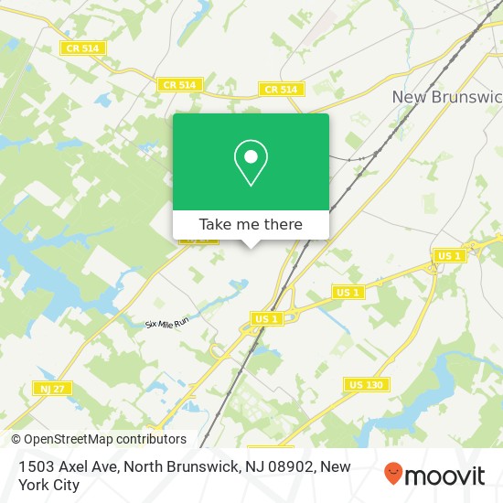 1503 Axel Ave, North Brunswick, NJ 08902 map