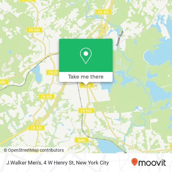 Mapa de J.Walker Men's, 4 W Henry St