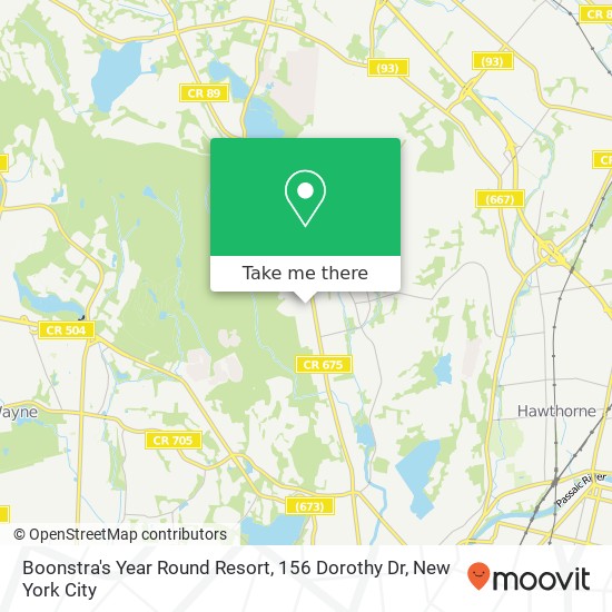 Boonstra's Year Round Resort, 156 Dorothy Dr map