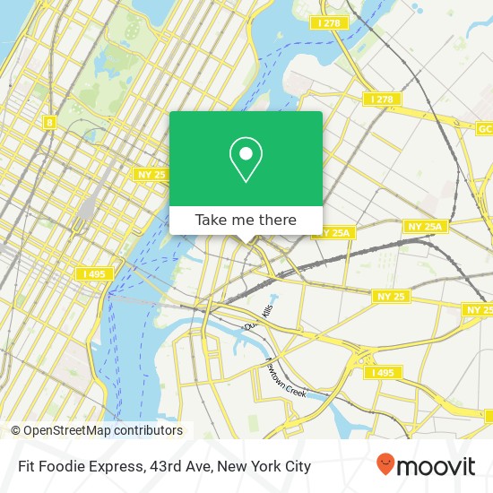 Mapa de Fit Foodie Express, 43rd Ave