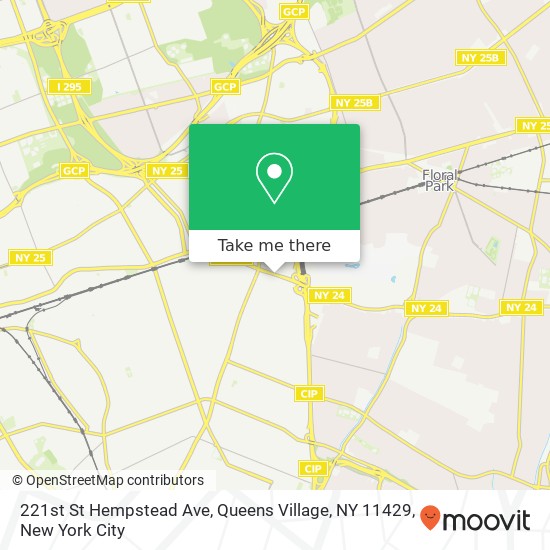 Mapa de 221st St Hempstead Ave, Queens Village, NY 11429
