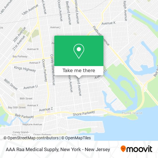 AAA Raa Medical Supply map