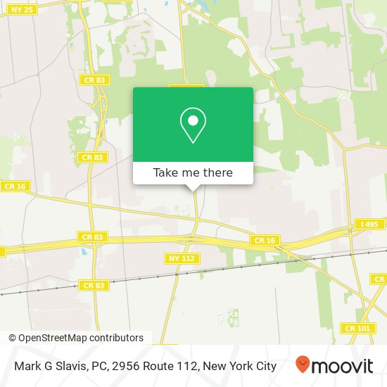 Mapa de Mark G Slavis, PC, 2956 Route 112