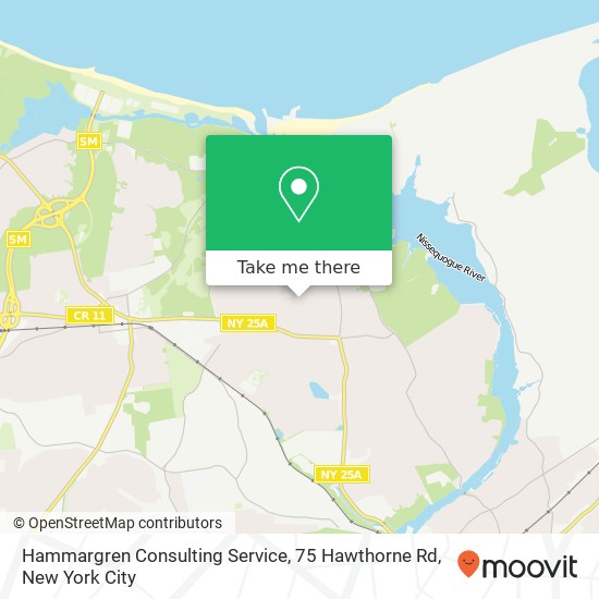 Mapa de Hammargren Consulting Service, 75 Hawthorne Rd