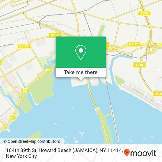 164th 89th St, Howard Beach (JAMAICA), NY 11414 map