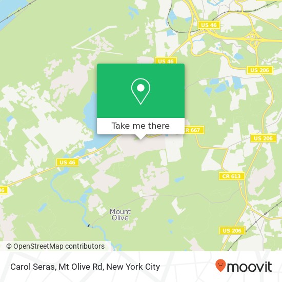 Mapa de Carol Seras, Mt Olive Rd