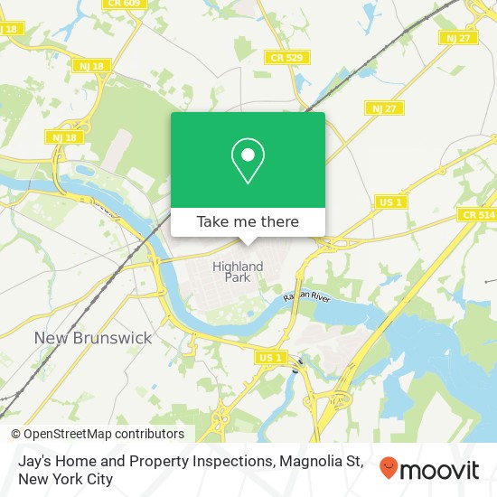 Mapa de Jay's Home and Property Inspections, Magnolia St